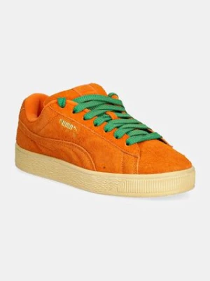 Puma sneakersy zamszowe Suede XL CARROTS kolor pomarańczowy 398800