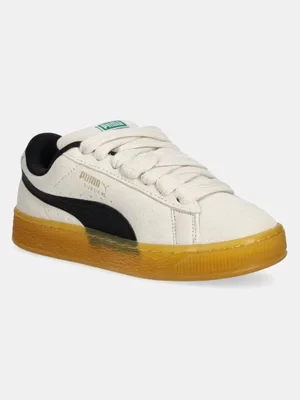 Puma sneakersy zamszowe Suede XL Dark Risk kolor beżowy 401348