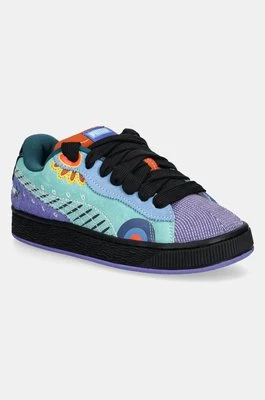 Puma sneakersy zamszowe Suede XL DDLM kolor turkusowy 398409