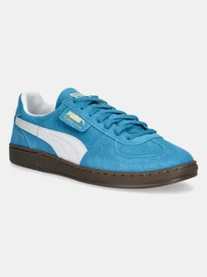 Puma sneakersy zamszowe Super Team SD męskie kolor niebieski 398528