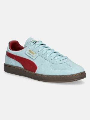 Puma sneakersy zamszowe Super Team SD męskie kolor turkusowy 398528