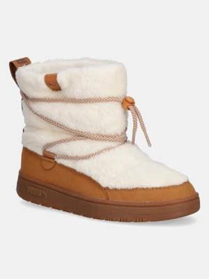 Puma śniegowce Snowbae Suede Wns kolor brązowy 402175