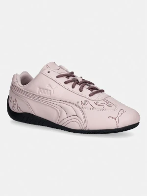 Puma Speedcat Embellished sneakersy damskie skórzane fioletowy