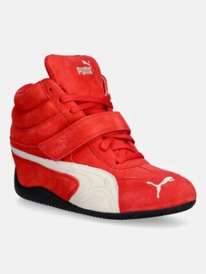 Puma Speedcat Wedge sneakersy na koturnie damskie zamszowe