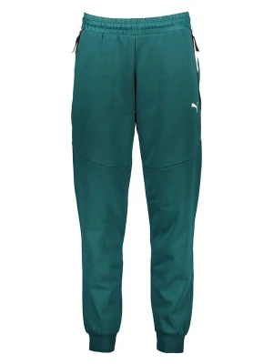 Puma Spodnie dresowe "C+ PMA Pumatech" w kolorze zielonym rozmiar: L