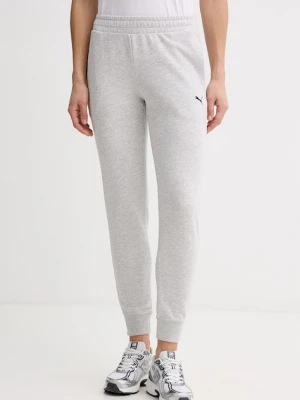 Puma spodnie dresowe damskie bawełniane Essential TR