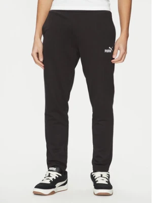 Puma Spodnie dresowe Ess No. 1 Logo 682612 Czarny Regular Fit