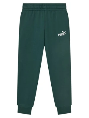 Puma Spodnie dresowe Ess No. 1 Logo 684914 Zielony Regular Fit