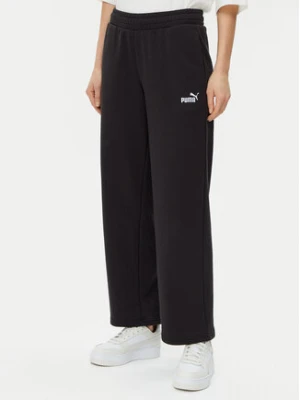 Puma Spodnie dresowe Ess Small No. 1 Logo 684979 Czarny Straight Fit