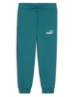 Puma Spodnie dresowe "ESS" w kolorze turkusowym rozmiar: 98