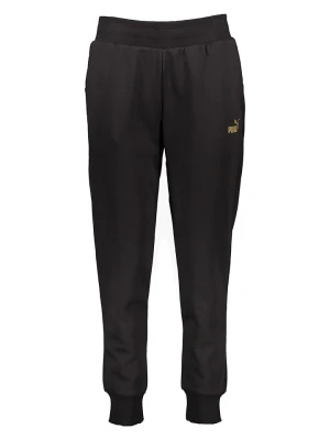 Puma Spodnie dresowe "Essentials+" w kolorze czarnym rozmiar: L