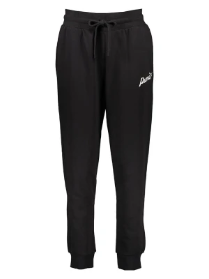 Puma Spodnie dresowe "Essentials+" w kolorze czarnym rozmiar: S