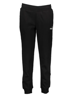 Puma Spodnie dresowe "Essentials+" w kolorze czarnym rozmiar: S