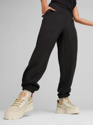 Puma Spodnie dresowe "Infuse" w kolorze czarnym rozmiar: M