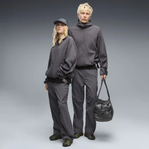 PUMA Spodnie dresowe unisex CLRT o luźnym kroju, Odzież, Szary