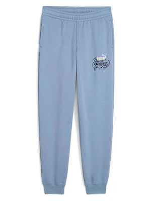 Puma Spodnie dresowe w kolorze błękitnym rozmiar: 152