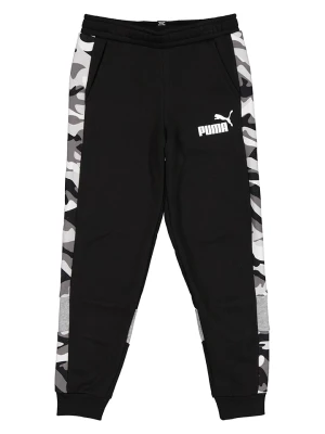 Puma Spodnie dresowe w kolorze czarno-białym rozmiar: 164