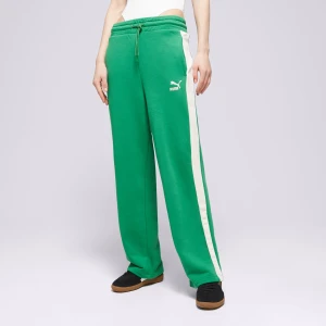 Puma Spodnie Iconic T7 Straight Leg Track zielony