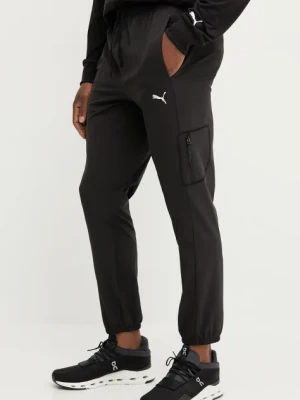 Puma spodnie treningowe Flex Trend kolor czarny gładkie 526670