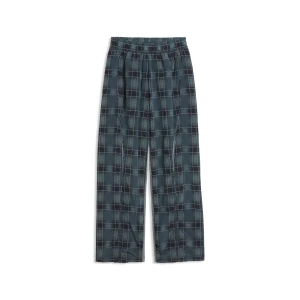 PUMA Spodnie unisex CLRT Printed o luźnym kroju, Akcesoria, Szary,