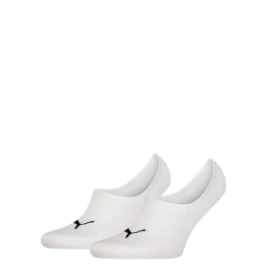 PUMA Stopki unisex z wysokim wycięciem (2 pary), Akcesoria, Biały