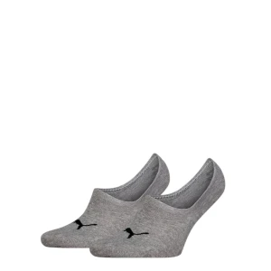 PUMA Stopki unisex z wysokim wycięciem (2 pary), Akcesoria, Szary,