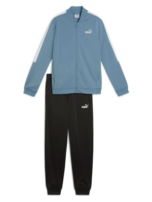 Puma Strój sportowy w kolorze błękitno-czarnym rozmiar: 128