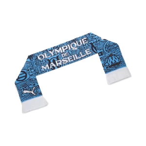 PUMA Szalik Essentials Olympique Marsylia, Akcesoria, Niebieski,