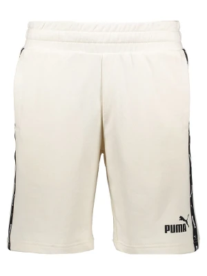 Puma Szorty "C+ PMA ESS+" w kolorze kremowym rozmiar: M
