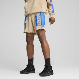 PUMA Szorty do koszykówki unisex Ancient Roars Terry, Odzież, Beżowy,