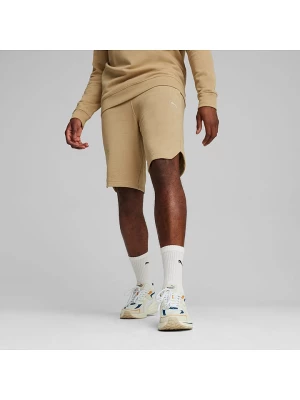 Puma Szorty dresowe "Better Sportswear" w kolorze beżowym rozmiar: M