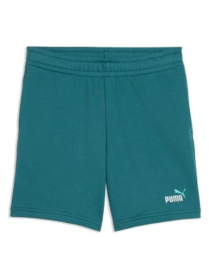 Puma Szorty dresowe "ESS 2" w kolorze turkusowym rozmiar: 152
