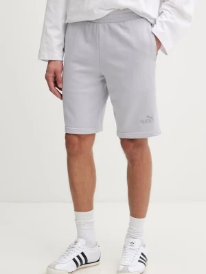 Puma szorty dresowe męskie z bawełną Essential Logo