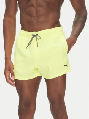 Puma Szorty kąpielowe 907658 Żółty Regular Fit