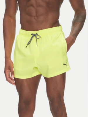 Puma Szorty kąpielowe 907658 Żółty Regular Fit