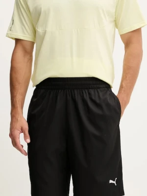 Puma szorty treningowe męskie kolor czarny 682604