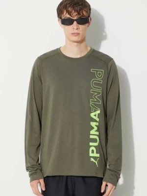 Puma t-shirt 520900 męski kolor zielony 520900-01