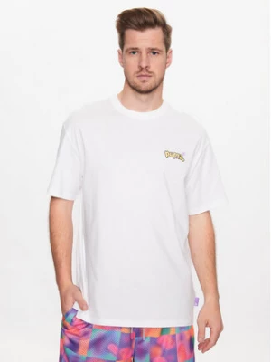 Puma T-Shirt 8ENJAMIN 539821 Biały Relaxed Fit