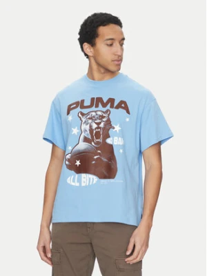 Puma T-Shirt All Bite 630466 Niebieski Regular Fit