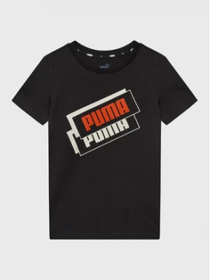 Puma T-Shirt Alpha Holiday 670109 Czarny Regular Fit