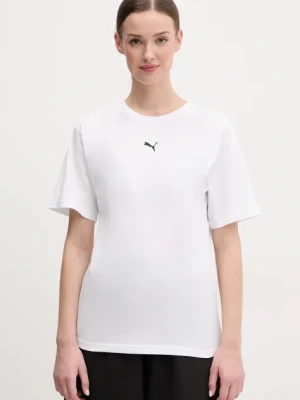 Puma t-shirt bawełniany damski kolor biały 684971