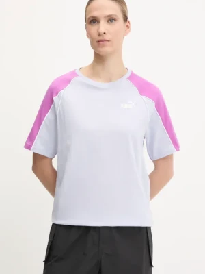 Puma t-shirt bawełniany damski kolor niebieski 685041