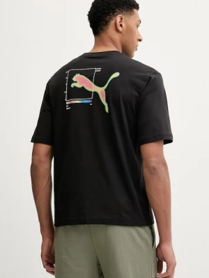 Puma t-shirt bawełniany GRAPHIC