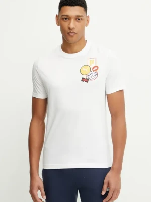 Puma t-shirt bawełniany GRAPHICS Icon męski kolor biały z nadrukiem 684829