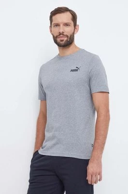 Puma t-shirt bawełniany kolor szary 586668