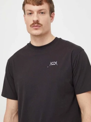 Puma t-shirt bawełniany męski kolor czarny gładki 624772