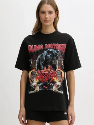 Puma x A$AP ROCKY t-shirt bawełniany damski kolor czarny 636188