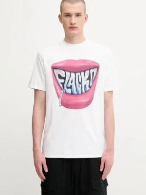 Puma t-shirt bawełniany PUMA x A$AP ROCKY kolor biały wzorzysty 633388