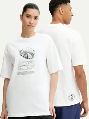 Puma t-shirt bawełniany PUMA x HARRY POTTER kolor biały z nadrukiem 630092
