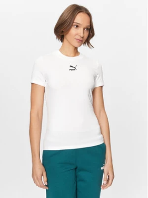 Puma T-Shirt Classics 535610 Biały Tight Fit